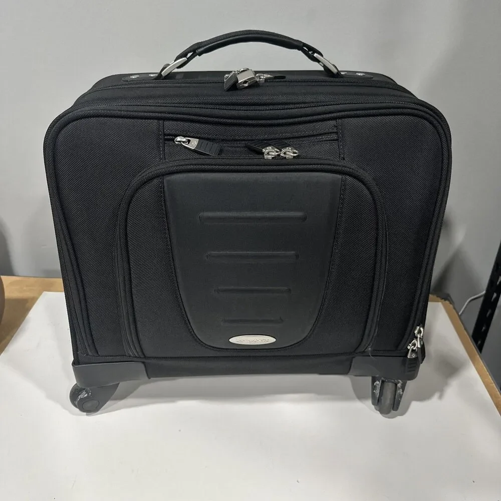 SAMSONITE BUSINESS iMOBILE 360 BLACK ROLLING BUSINESS CASE APPROX 16" X16"X10" - Picture 1 of 10